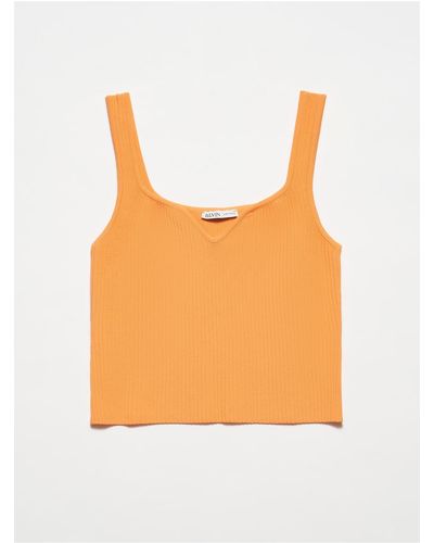 Dilvin Unterhemd regular fit - Orange