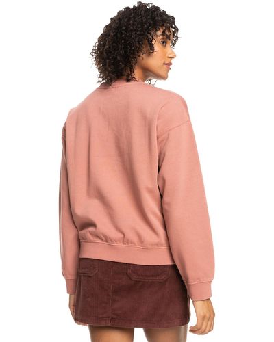 Roxy Sweatshirt zedernholz - Pink