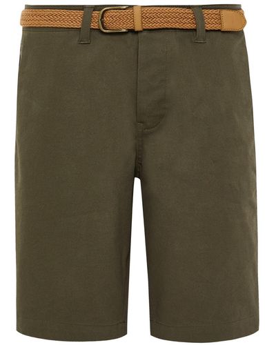 Threadbare Shorts mittlerer bund - Grün