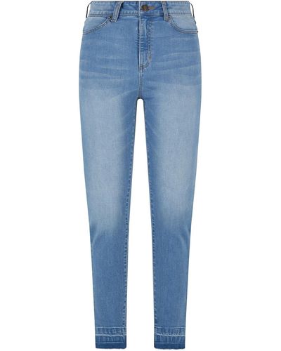Urban Classics Skinny fit jeans - Blau