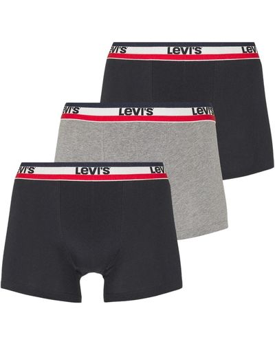 Levi's Levi's boxershorts sportswear logo boxer brief 3er pack - Schwarz