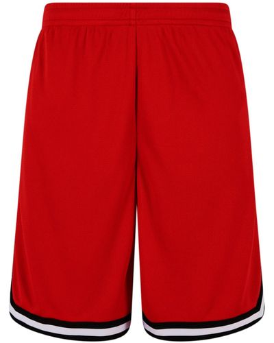 Urban Classics Shorts mit streifen - Rot