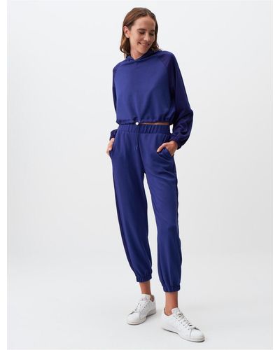 Jimmy Key Kobalte jogginghose mit normaler taille und elastischen beintaschen - Blau