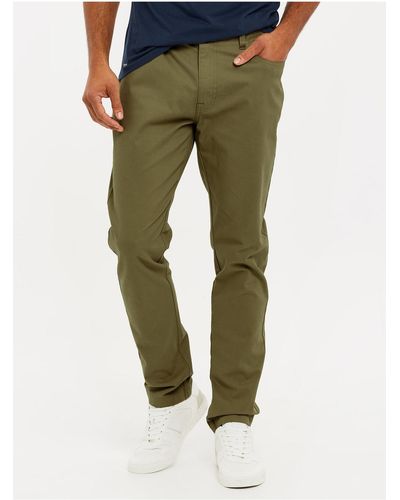 Threadbare Hose thb trouser 5 pocket monico - Grün
