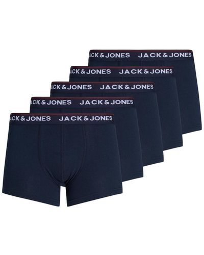 Jack & Jones Jack jones tom 5er-pack boxershorts12217070 - Blau