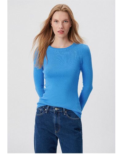 Mavi Pullover taillierter / enganliegender schnitt -70858 - Blau