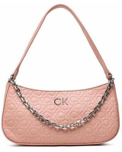Calvin Klein Handtasche strukturiert - Pink