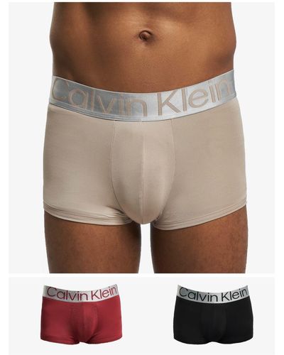 Calvin Klein Underwear boxershorts mit niedrigem bund und 2er-pack - Schwarz