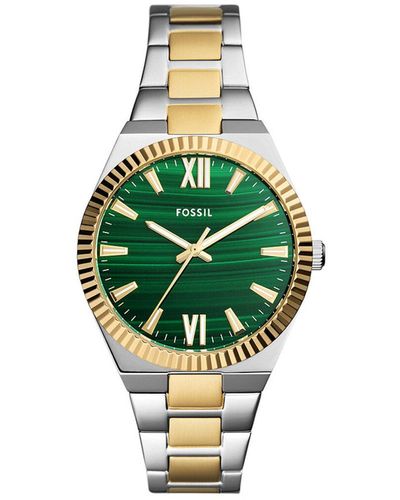 Fossil Armbanduhr mehrfarbig - Grün