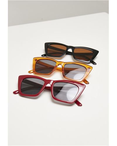 Urban Classics Unisex-sonnenbrille tilos 3er-pack - one size - Orange