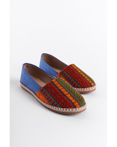 Capone Outfitters Pasarella skin espadrille - Rot