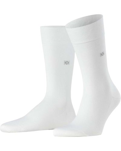 Burlington Socken dublin, kurzstrumpf, logo, one size, einfarbig - Weiß
