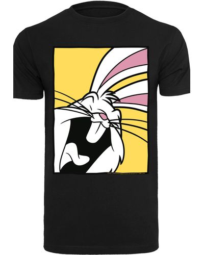 Looney mit bugs | Herren rundhalsausschnitt laughing in F4NT4STIC Lyst für DE tunes bunny Mettallic t-shirt