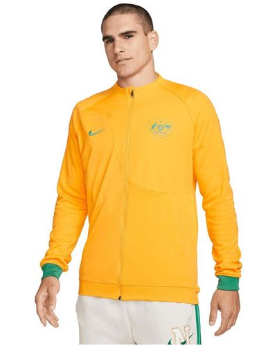 Nike Australien academy pro anthem - Gelb