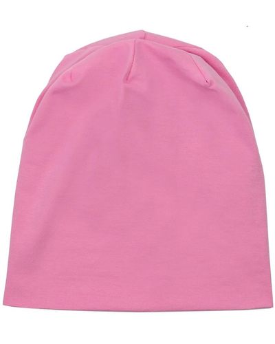 Schietwetter Beanie-mütze für kinder "unifarben - standard - Pink