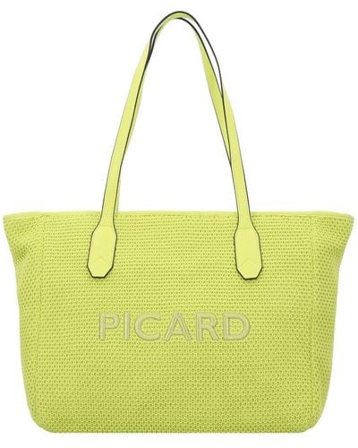 Picard Strick-shopper-tasche 36 cm - Gelb