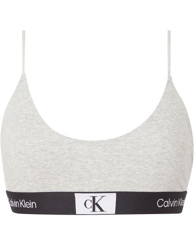 Calvin Klein Sport-bh unifarben - Weiß