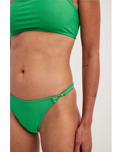 NA-KD Detailliertes bikini-höschen - Grün