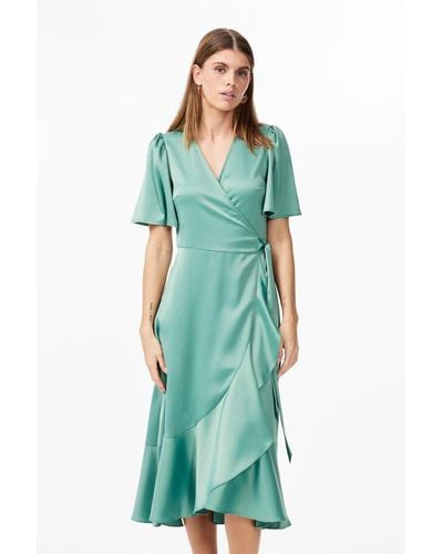 Y.A.S Kleid wickelschnitt - Grün