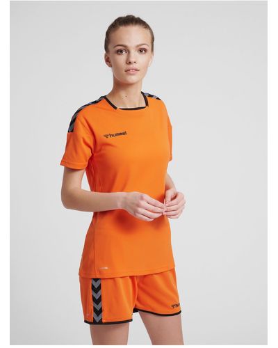 Hummel Hmlauthentisches poly jersey s/s - Orange