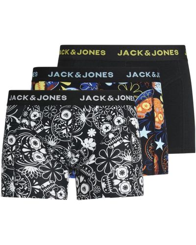 Jack & Jones Boxershorts print - Schwarz