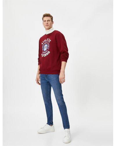 Koton Super skinny fit jeans – justin jean - Rot