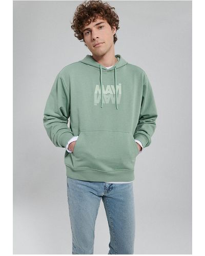 Mavi Es sweatshirt mit logo-aufdruck0611317-71478 - Grün