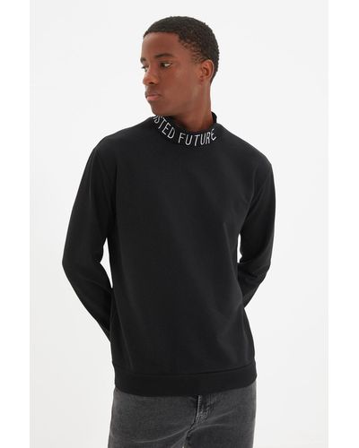 Trendyol Collection Sweatshirt regular fit - Schwarz