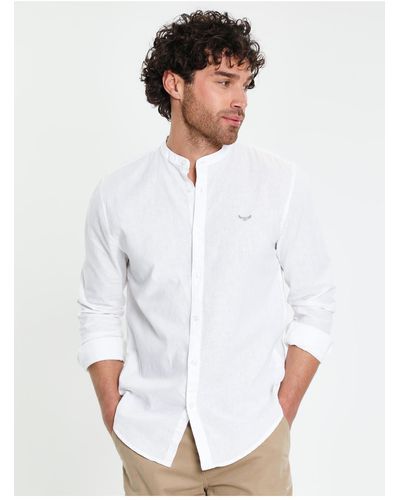 Threadbare Hemd regular fit - Weiß