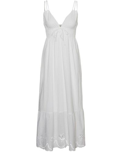Vero Moda Kleid vmnigella langes kleid - Weiß