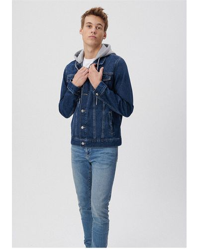 Mavi Brandon 90er jeansjacke - Blau