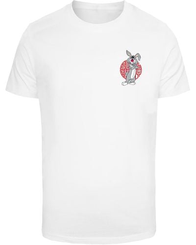Merchcode Looney tunes yotr sylvester t-shirt - Weiß