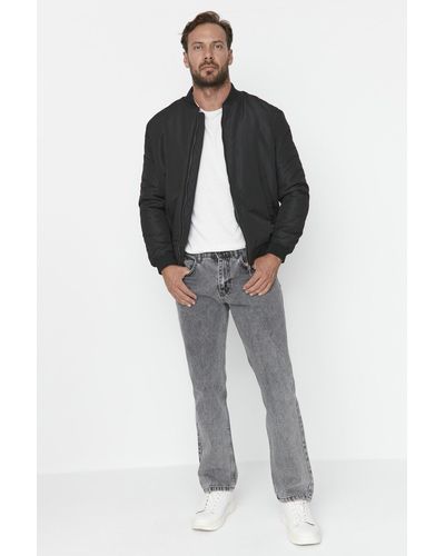 Trendyol E regular-fit-jeans - Grau