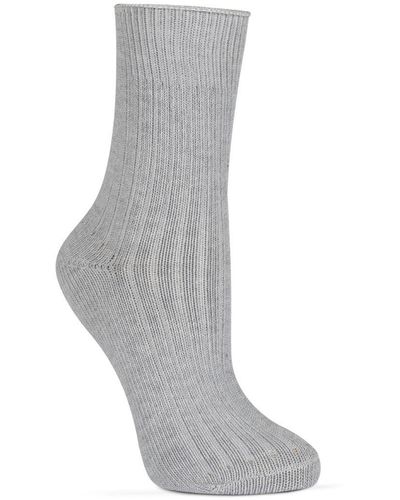 SUWEN Socken aus acryl - Grau
