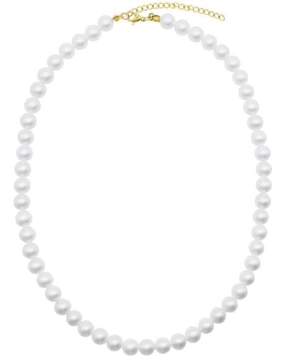 Heideman Edelstahlkette perlenkette nr. 8 modisch - Weiß