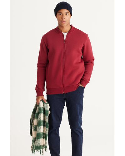AC&Co / Altınyıldız Classics Sweatshirt regular fit - Rot