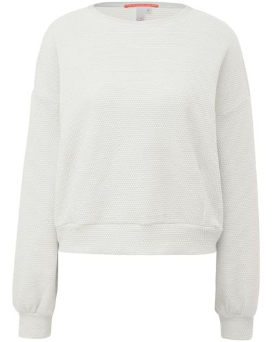 Qs By S.oliver Sweatshirt regular fit - Weiß