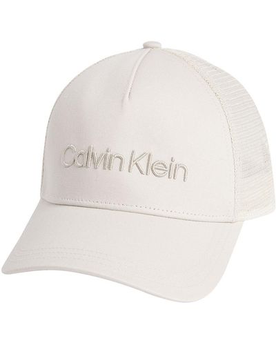 Calvin Klein Stony beige hut - Weiß