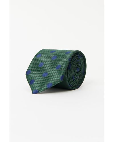 ALTINYILDIZ CLASSICS Blau gemusterte krawatte - Grün