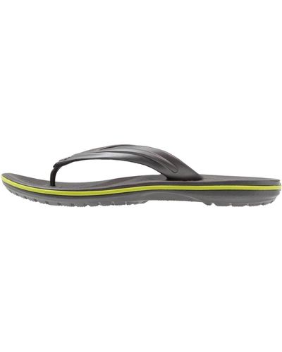 Crocs™ Sandale crocband flip mit logo-verzierung - Grau