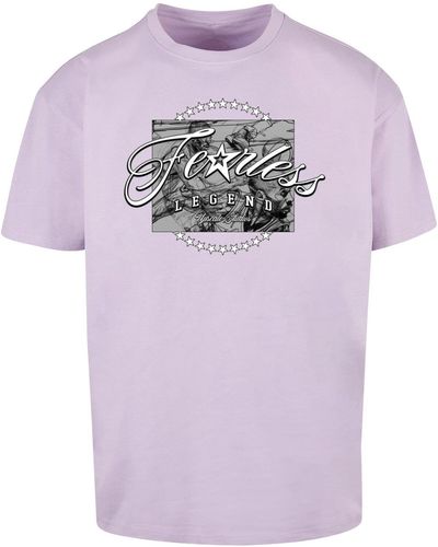 Upscale by Mister Tee Fearless legend heavy oversized tee - Pink