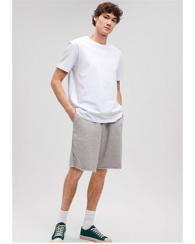 Mavi E basic-shorts-80196 - Grau