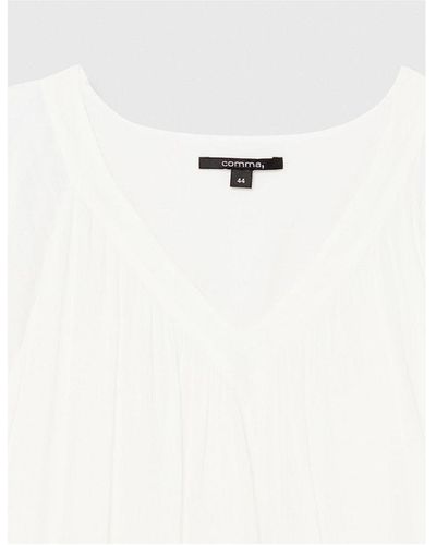 Comma, Hemd regular fit - Weiß