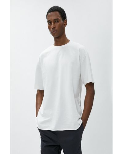Koton Farbenes t-shirt - Weiß
