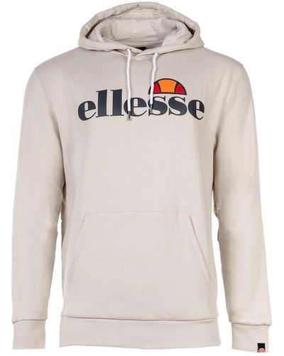 Ellesse Hoodie gottero sweatshirt, sweater, kapuze, langarm, logo-print - Weiß