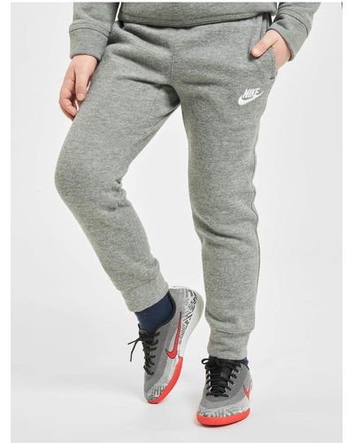 Nike Club fleece rippenbündchen sweat pants - Grau