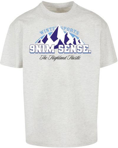 9N1M SENSE Sense winter sports t-shirt - Grau