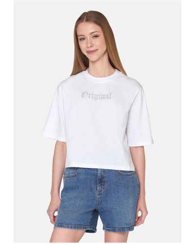 Sisters Point T-shirt / mädchen /stein - Weiß