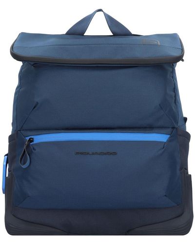 Piquadro Corner rucksack 44 cm laptopfach - Blau