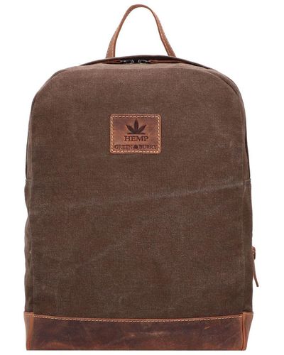 Greenburry Vintage hanf rucksack 35 cm - Braun